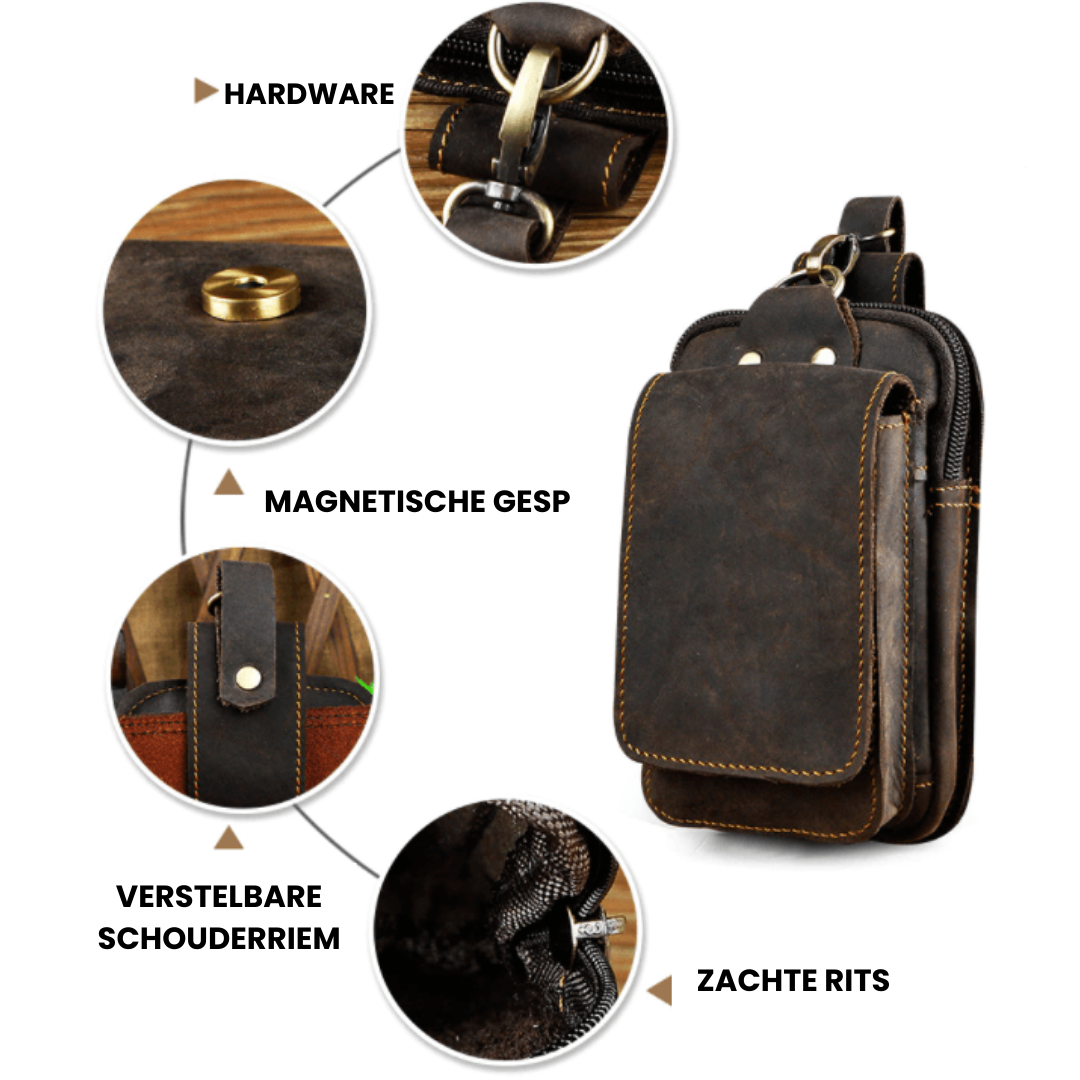 Avelena | Echt Leder Herren Hüfttasche