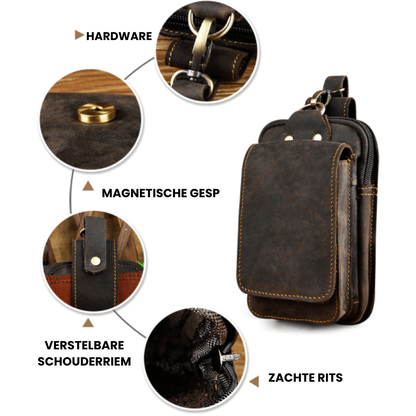 Avelena | Echt Leder Herren Hüfttasche