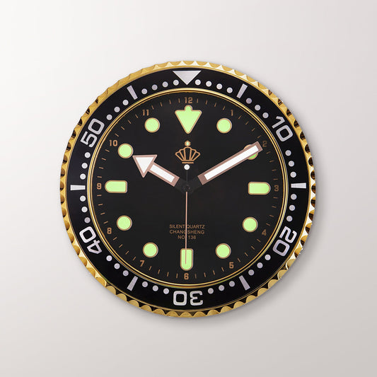 Avelena | Stille Leuchtende Wanduhr