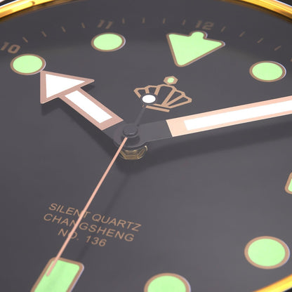 Avelena | Stille Leuchtende Wanduhr