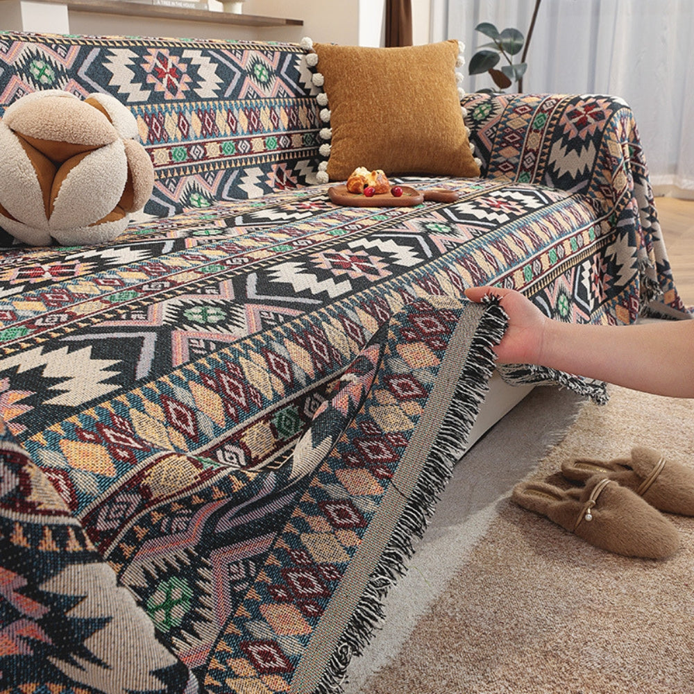 Avelena | Zarela Boho Chenille Sofabezug