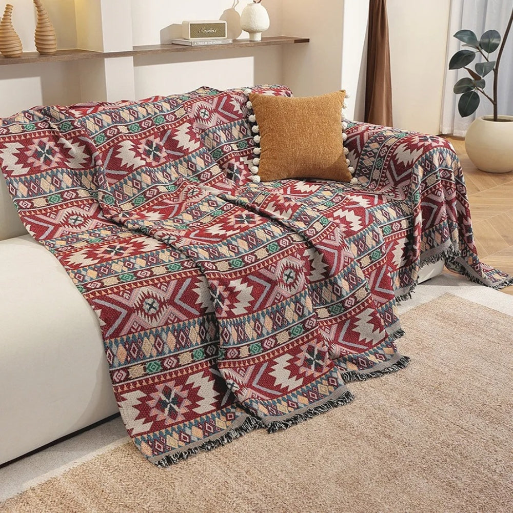 Avelena | Zarela Boho Chenille Sofabezug