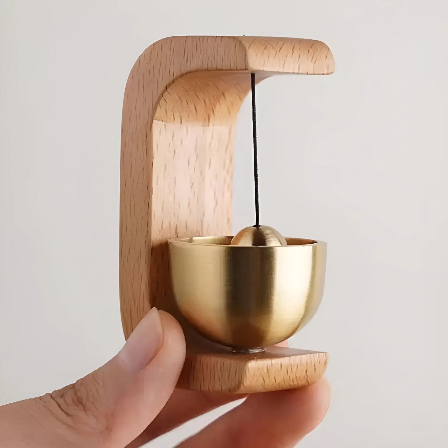 Avelena | Türglocken - Melodisch - Dekorativ Holz - Japanischer Stil - Klangschalen-Glocke