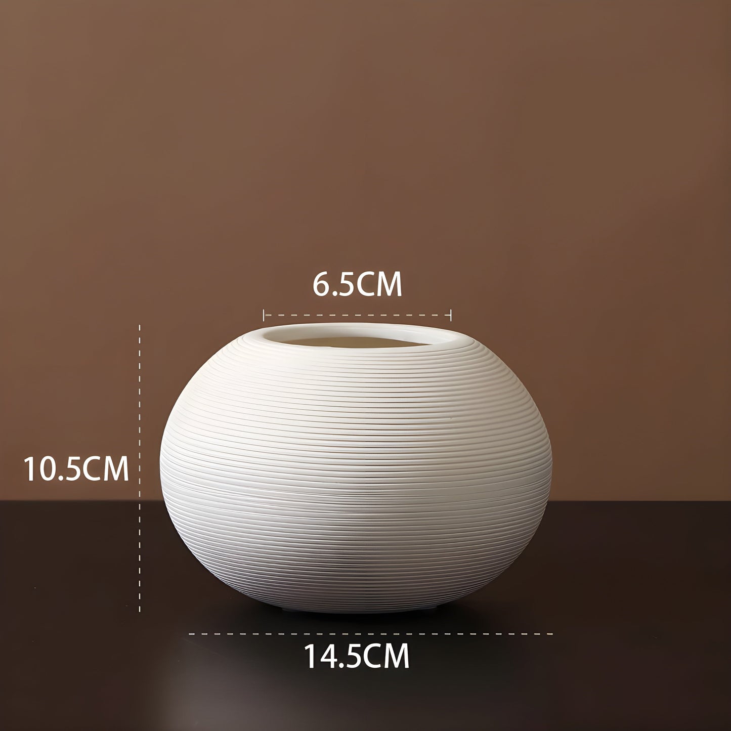 Avelena | Minimalistische Handgefertigte Keramische Zen-Vase
