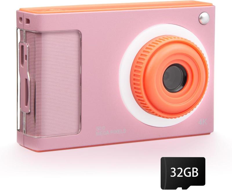 Avelena | 1080P Kinderkamera Mit 32Gb Karte, 48Mp 8X Zoom Digitalkamera Zum Tippen Und Fotografieren