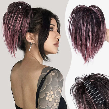 Avelena | Messy Ponytail Clip Verlängert Das Haar