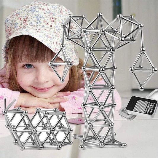 Avelena | Magnetisches Bauspielzeug-Set mit Stäben und Bällen