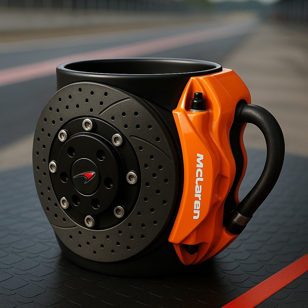 Avelena BrakeCaliper Keramiktasse | 3D Bremssattel Design | 350 ml