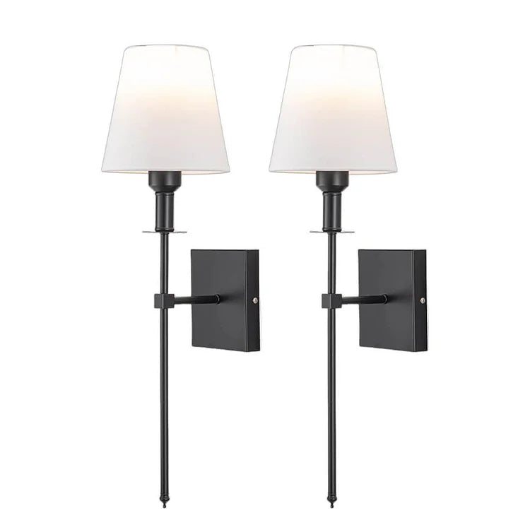 Avelena | Wiederaufladbares kabelloses Wandlicht-Set (2er-Pack) - Batterie-betriebene Innen- und Außenbeleuchtung für Zuhause, Terrasse und Garten