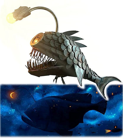 Avelena | Steampunk Anglerfischlampe