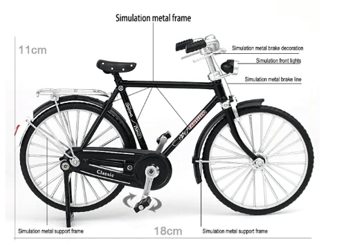 Avelena | Diy Retro Fahrradmodell Bausatz Nostalgisches Deko-Objekt