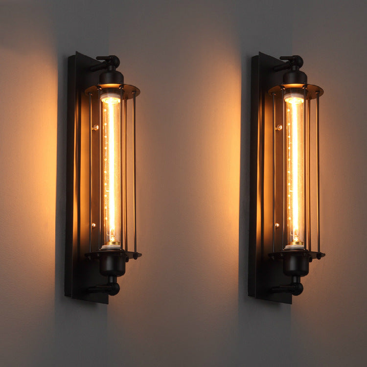 Avelena | Industrielle Flöten Wandlampe