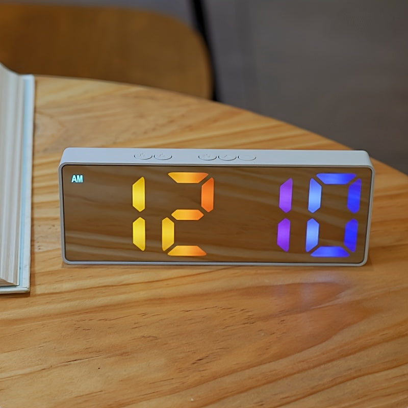 Avelena | Uhr Beleuchtete Led Wecker mit Datum