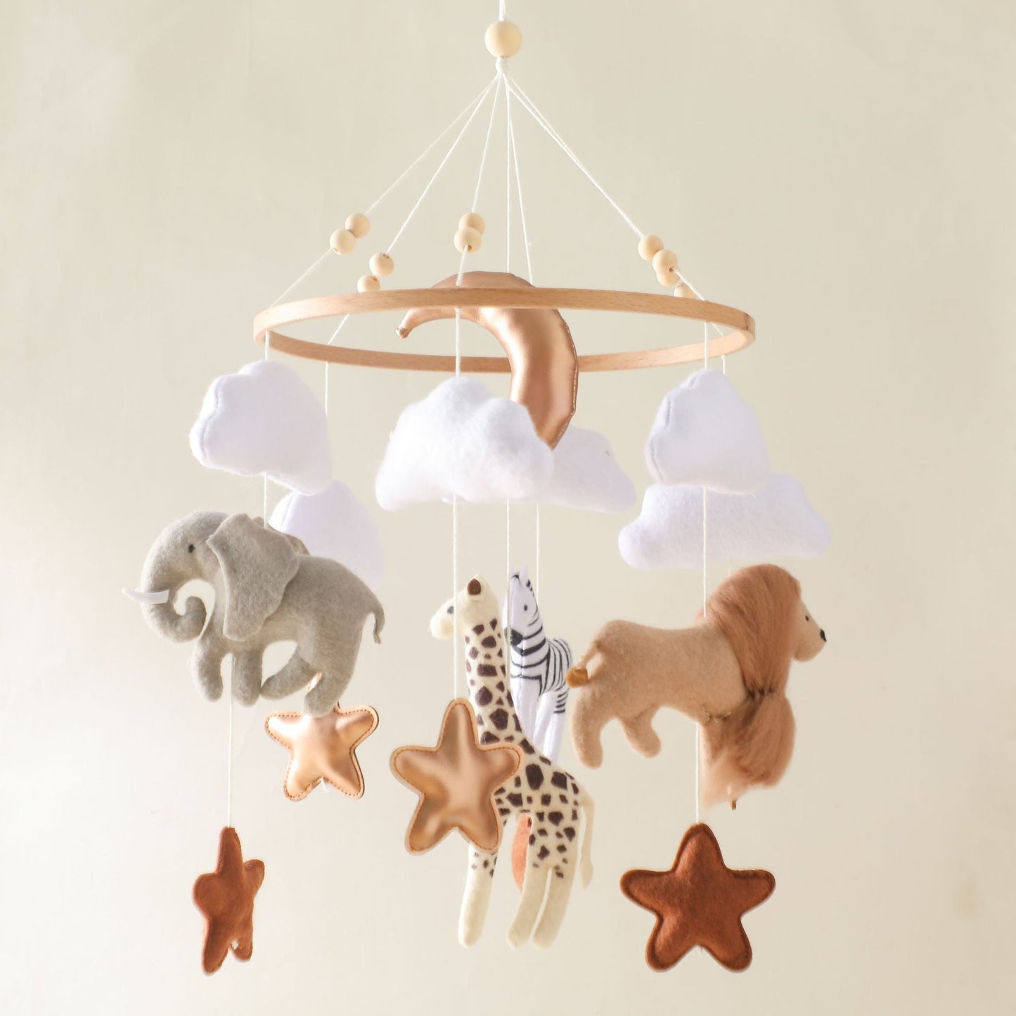 Avelena | Baby Mobile Anhänger Safari