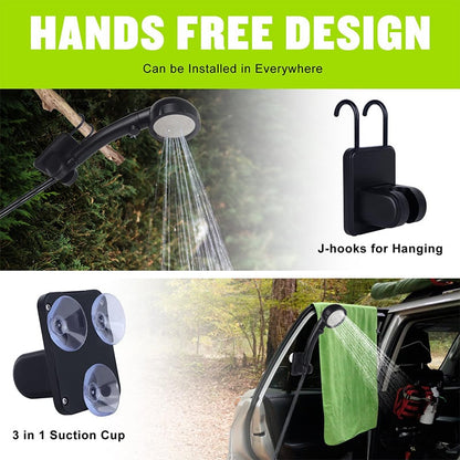 Avelena | Tragbare wiederaufladbare Outdoor-Camping-Duschpumpe