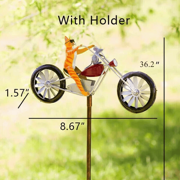 Avelena | [ 49% Rabatt] Vintage Fahrrad Metall Windspiel