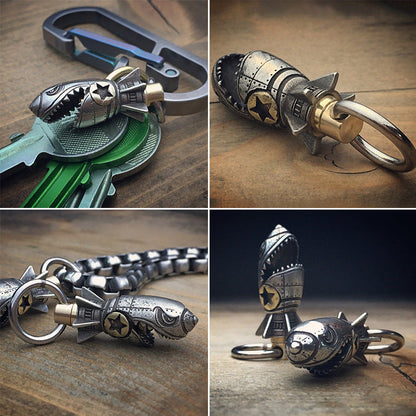 Avelena | Piston Art Skull Schlüsselanhänger