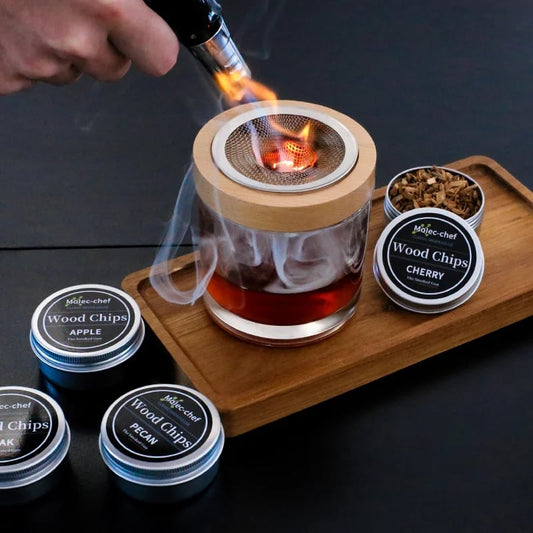 Avelena | Cocktail Smoker mit 8 Geschmäckern - Bourbon Whiskey Geschenke für Männer