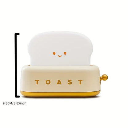 Avelena | Schattige Nachttischlampe – Kawaii Toast LED-Lampe für Gemütliche Beleuchtung