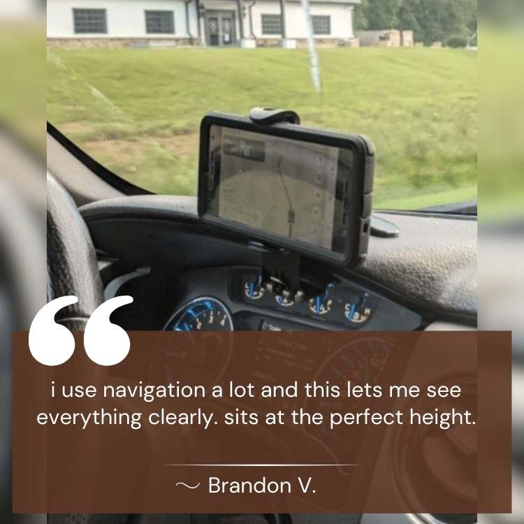 Avelena | Verstellbarer Auto-Handyhalter | Anti-Rutsch-Griff & langlebiges ABS für sicheres Navigieren und Freisprechanrufe