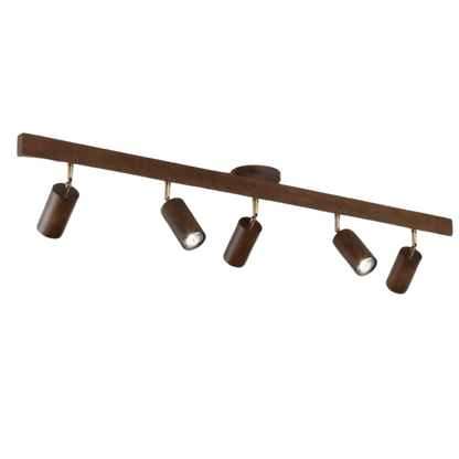 Avelena | EcoLux verstellbarer Holz-Deckenstrahler mit LED-Glühbirne enthalten