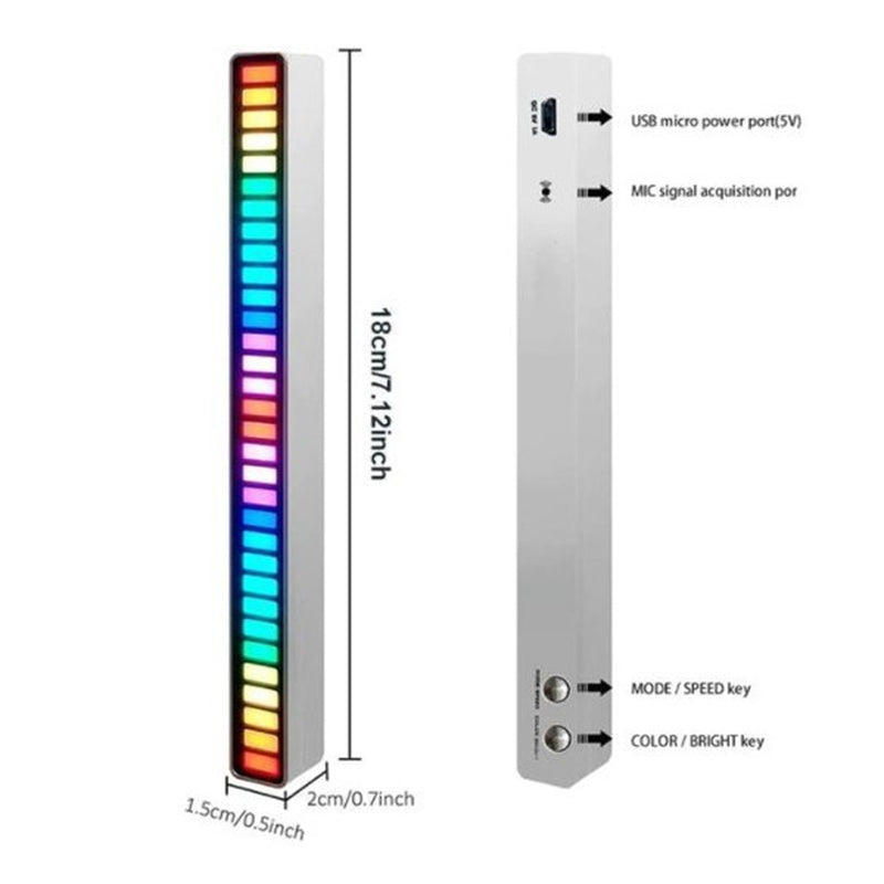 Avelena | Drahtlose Soundgesteuerte RGB-Lichtleiste