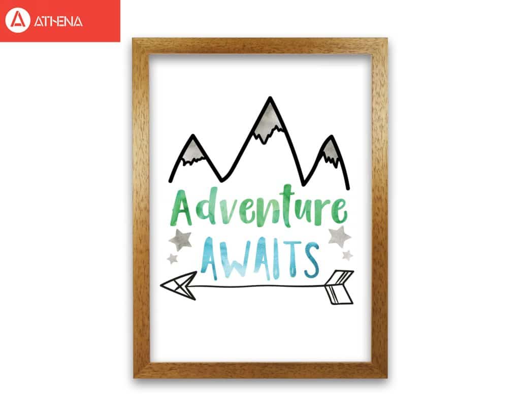 Avelena | Abenteuer warten Aquarell Modern Druck