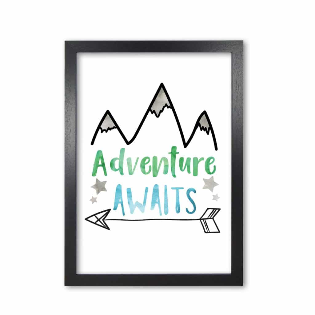 Avelena | Abenteuer warten Aquarell Modern Druck