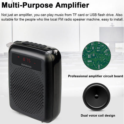 Avelena | VocalPro | Tragbarer Sprachverstärker – Klarer Sound für Unterricht und Meetings