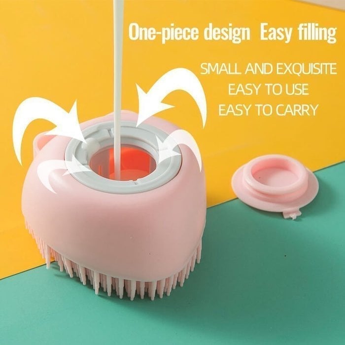 Avelena | Badezimmer Haustier Bad Bürste Massage Weiche Silikon Kamm Haustier