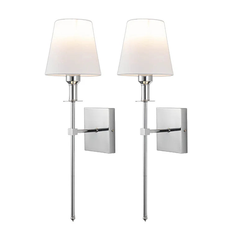 Avelena | Wiederaufladbares kabelloses Wandlicht-Set (2er-Pack) - Batterie-betriebene Innen- und Außenbeleuchtung für Zuhause, Terrasse und Garten