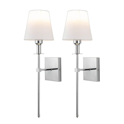 Avelena | Wiederaufladbares kabelloses Wandlicht-Set (2er-Pack) - Batterie-betriebene Innen- und Außenbeleuchtung für Zuhause, Terrasse und Garten