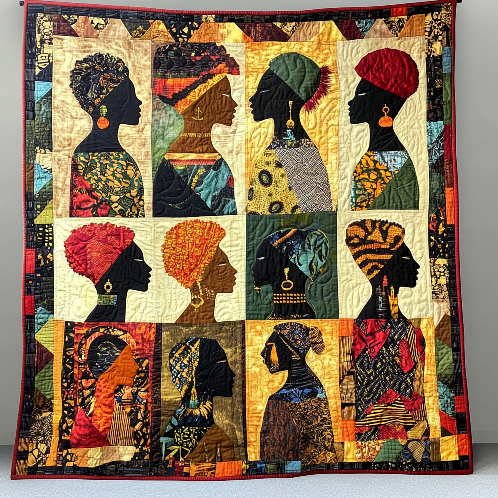 Avelena | Afrikanischer Geist aus Der Sahara Quilt