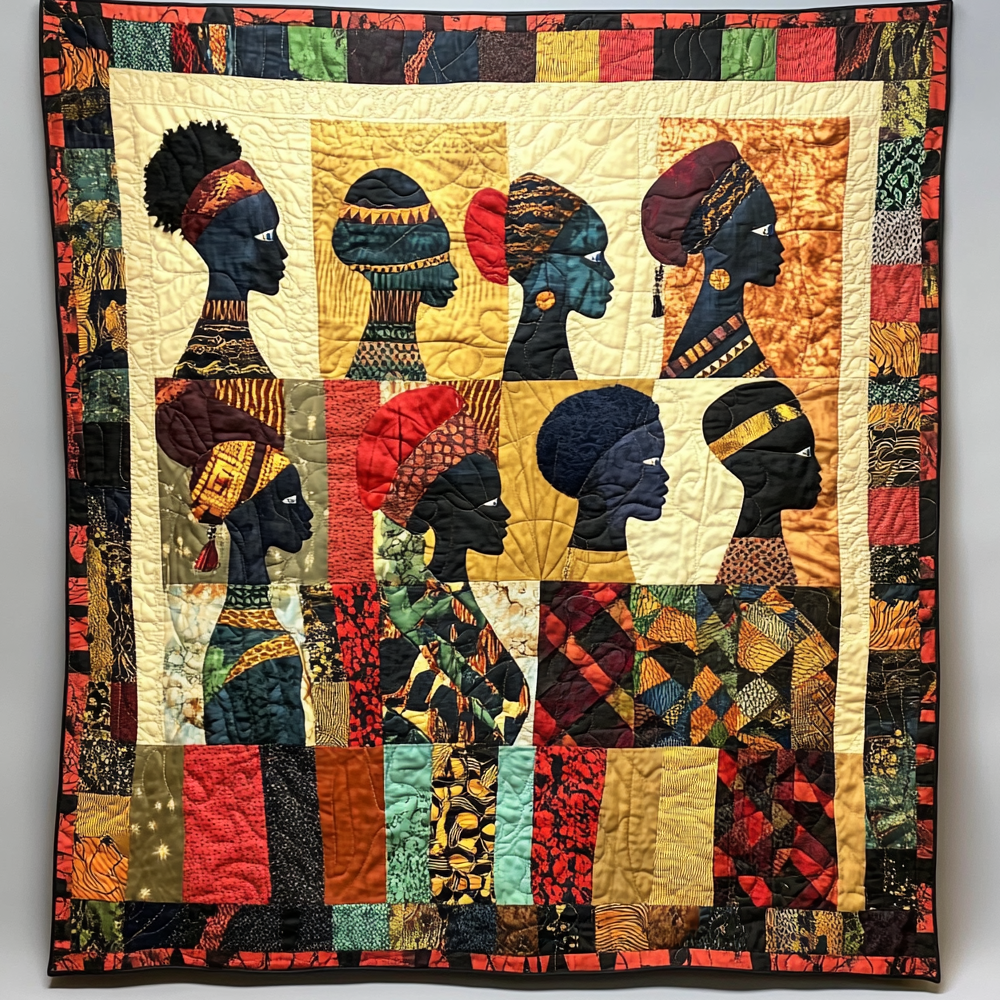 Avelena | Afrikanischer Geist aus Der Sahara Quilt