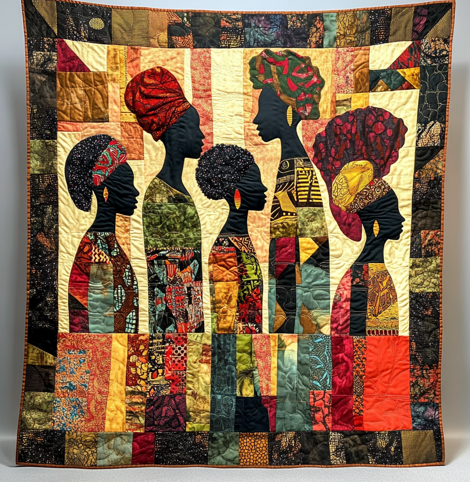 Avelena | Afrikanischer Geist aus Der Sahara Quilt