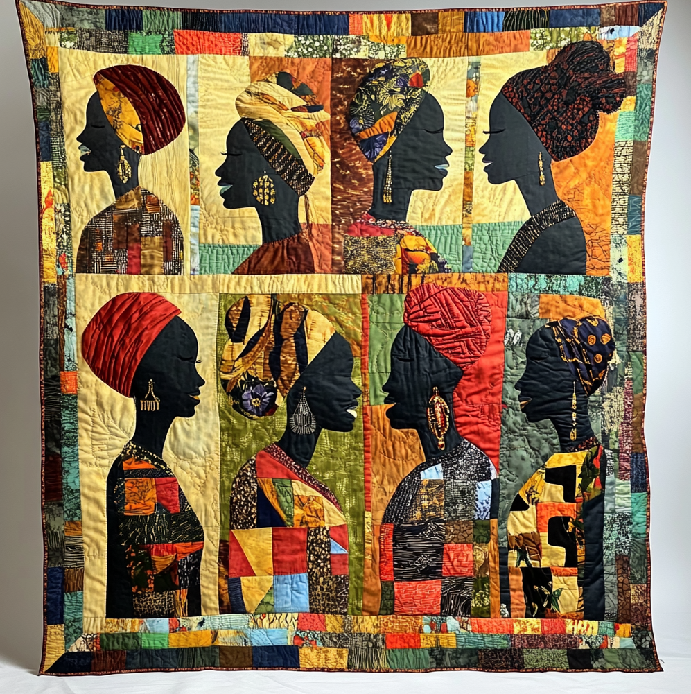 Avelena | Afrikanischer Geist aus Der Sahara Quilt