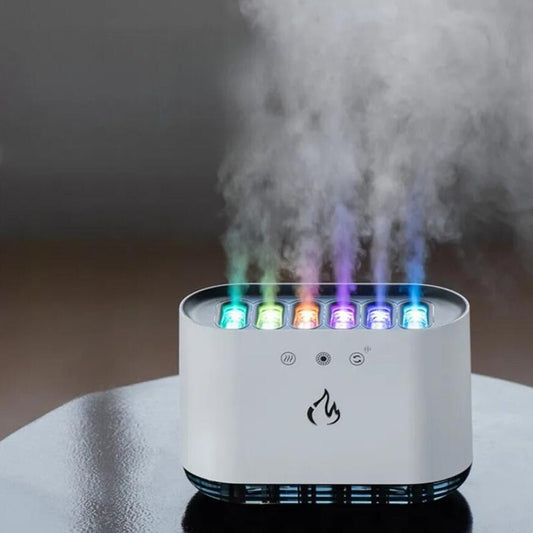Avelena | Airmist Pro – Ultraschall-Luftbefeuchter mit LED-Licht & 6 Düsen