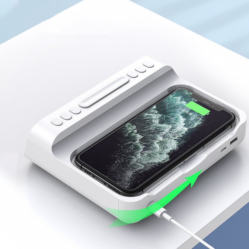 Avelena | Pro Digitaler Wecker mit Drahtloser Ladung und Großem Display
