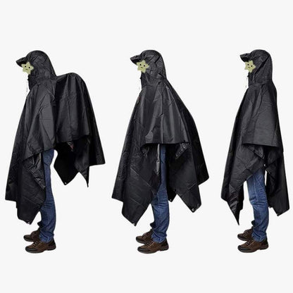 Avelena | All-Terrain Trek Poncho | Wasserdicht, verpackbar & leicht für Outdoor-Abenteuer und Notfallvorsorge