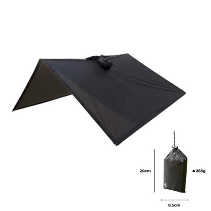 Avelena | All-Terrain Trek Poncho | Wasserdicht, verpackbar & leicht für Outdoor-Abenteuer und Notfallvorsorge