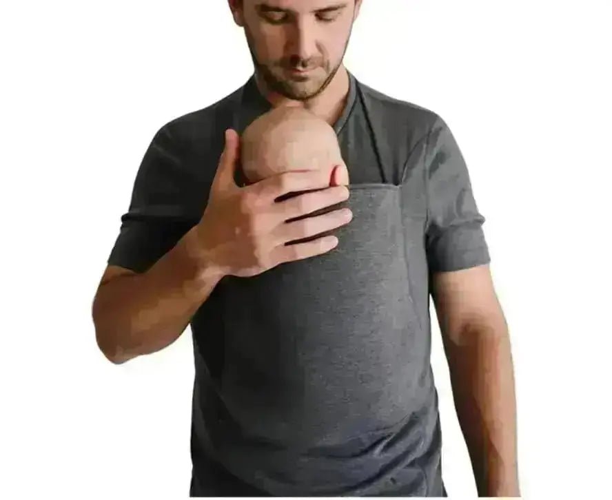 Avelena | Vielseitige Babytrage für Neugeborene und Kleinkinder und Baby T Shirt Halter