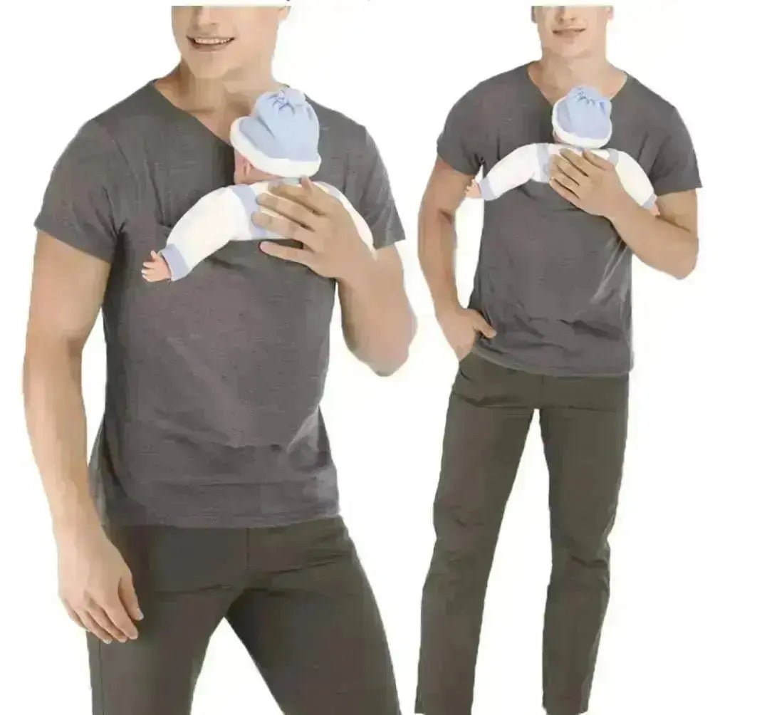 Avelena | Vielseitige Babytrage für Neugeborene und Kleinkinder und Baby T Shirt Halter