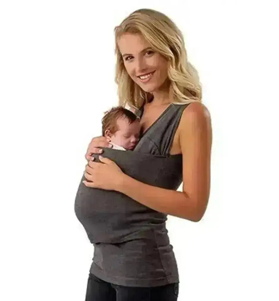 Avelena | Vielseitige Babytrage für Neugeborene und Kleinkinder und Baby T Shirt Halter
