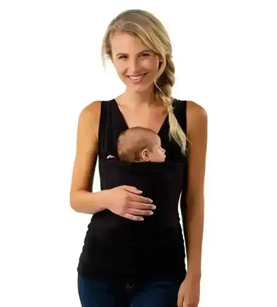 Avelena | Vielseitige Babytrage für Neugeborene und Kleinkinder und Baby T Shirt Halter