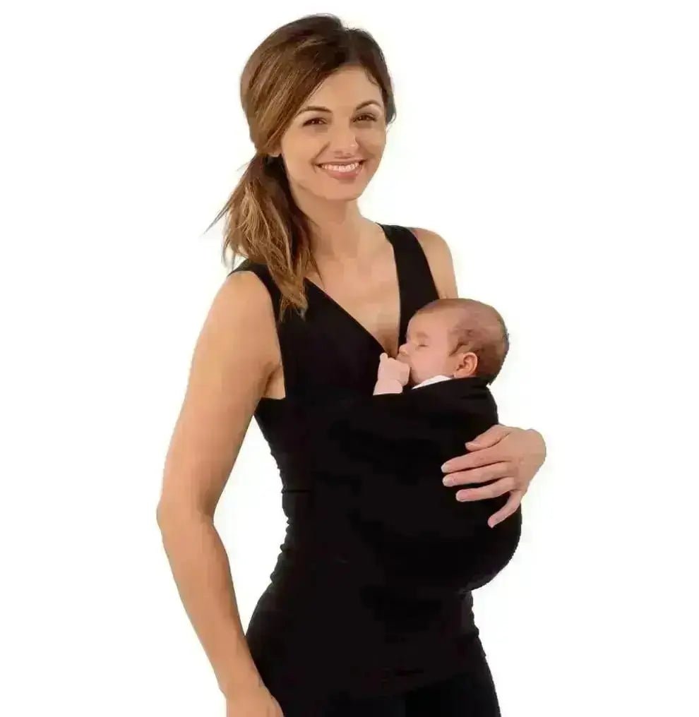 Avelena | Vielseitige Babytrage für Neugeborene und Kleinkinder und Baby T Shirt Halter