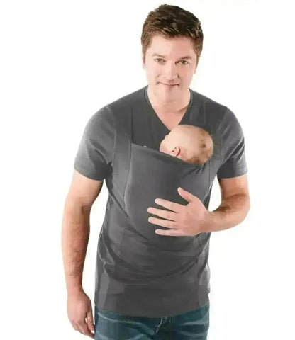 Avelena | Vielseitige Babytrage für Neugeborene und Kleinkinder und Baby T Shirt Halter