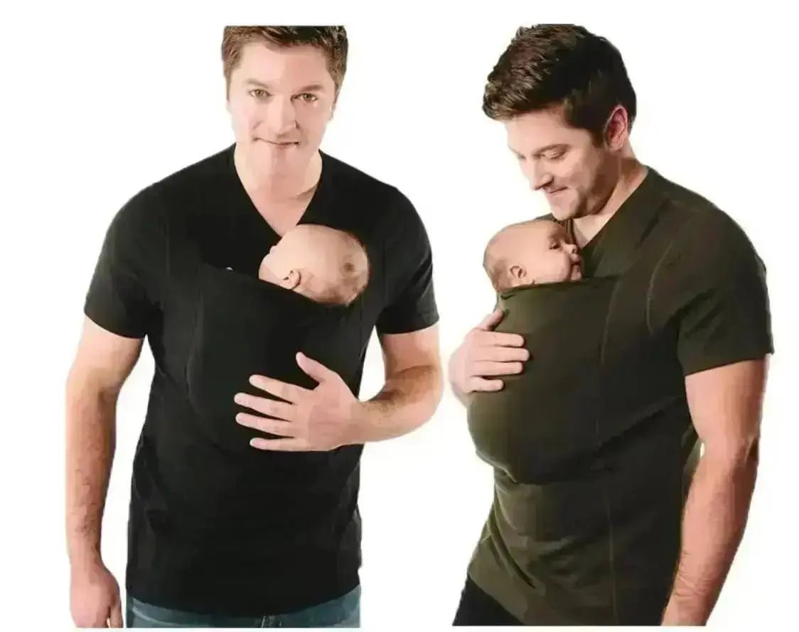 Avelena | Vielseitige Babytrage für Neugeborene und Kleinkinder und Baby T Shirt Halter