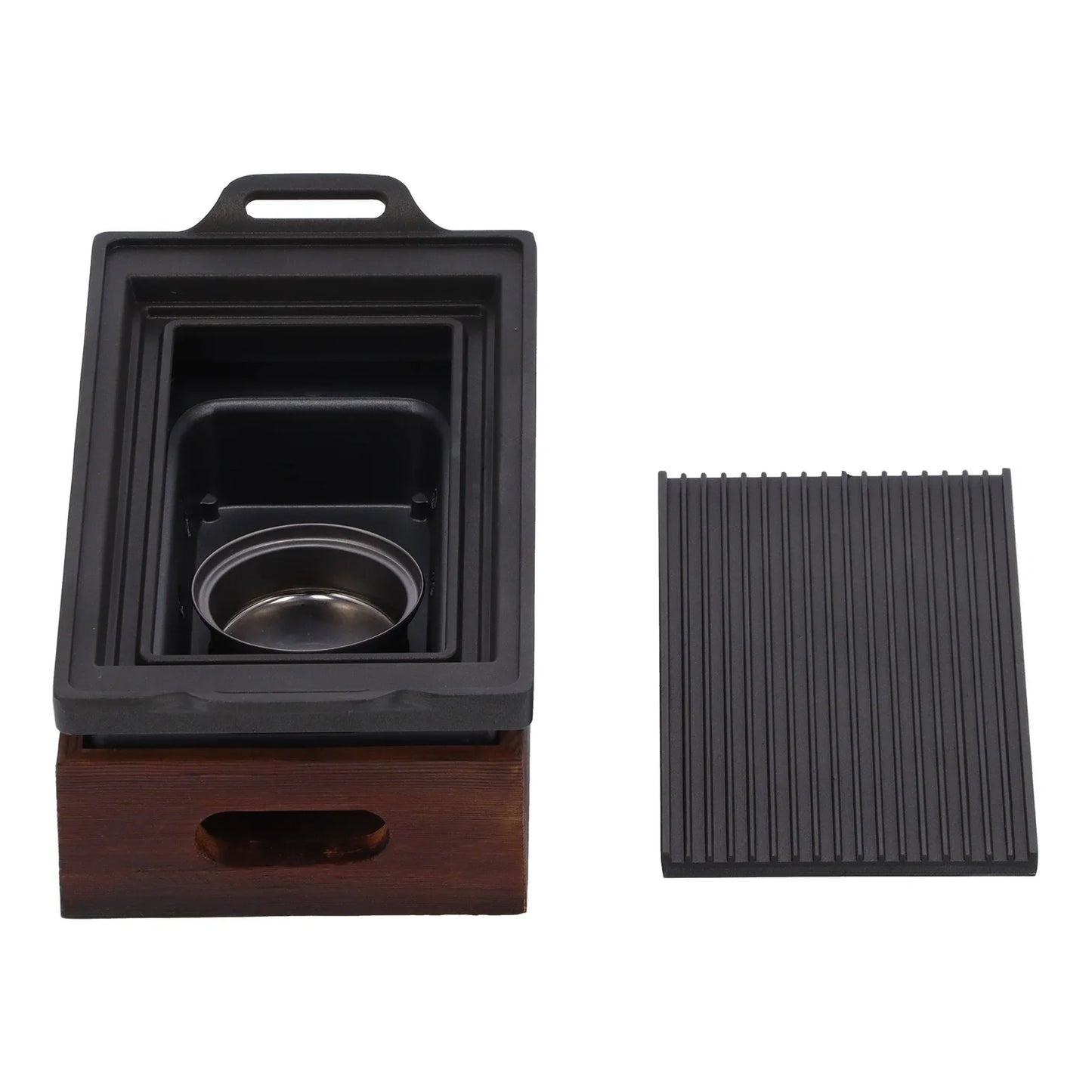 Avelena | Aluminium Multifunktionale Rauchfreie Platte Antihaft BBQ Platte Grillpfanne