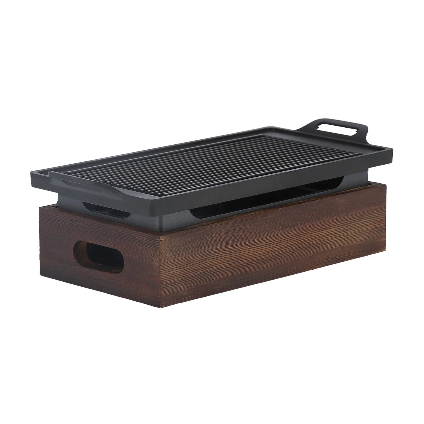 Avelena | Aluminium Multifunktionale Rauchfreie Platte Antihaft BBQ Platte Grillpfanne