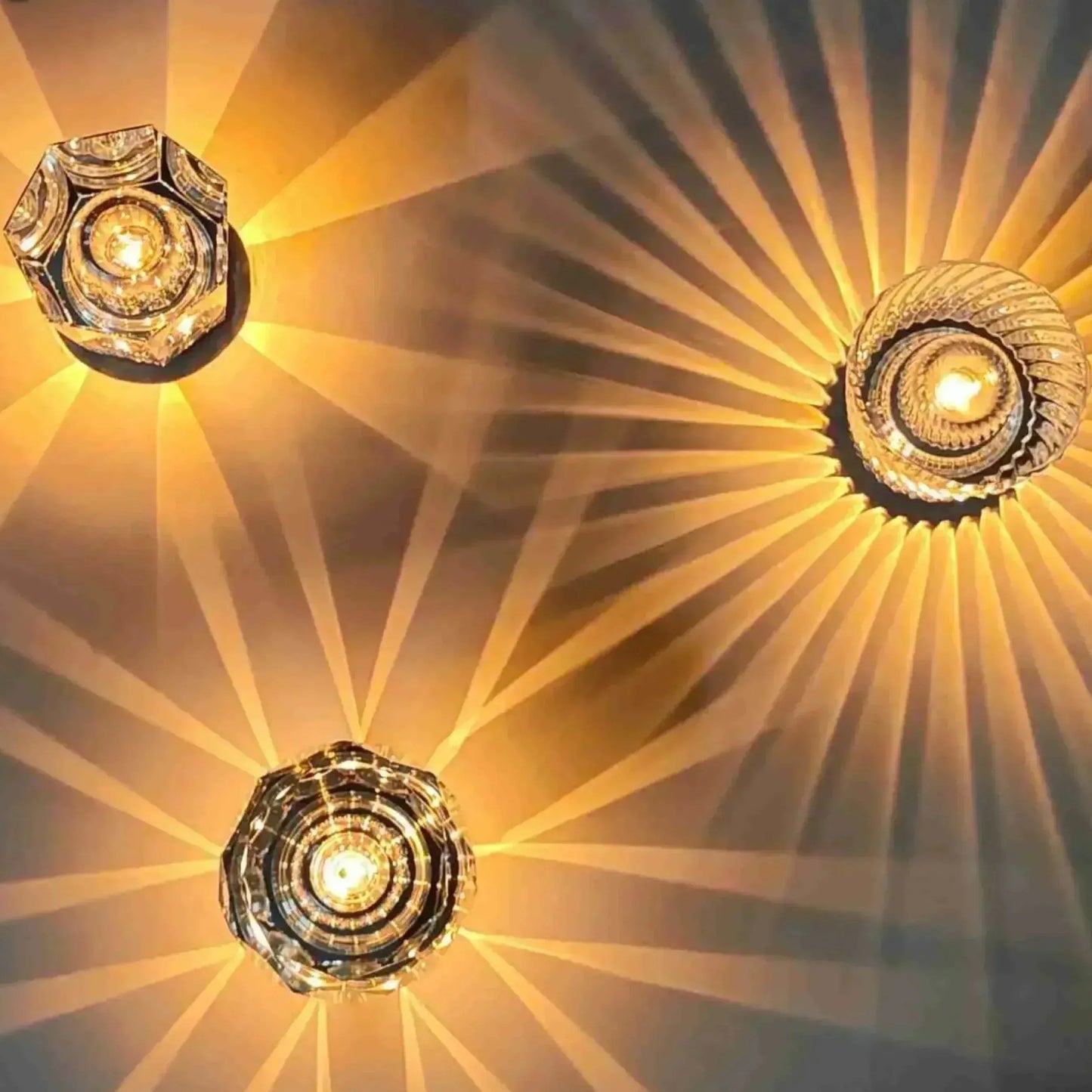 Avelena | Lampe - Luxus Diamant Kristall LED Wiederaufladbare Tischlampe